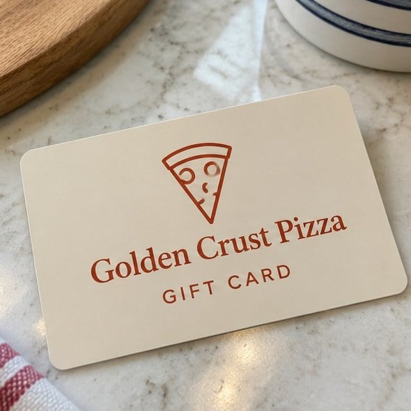 Customer photo of a custom gift card